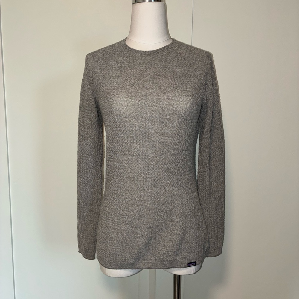 Patagonia Capilene Air Gray Crewneck Sweater